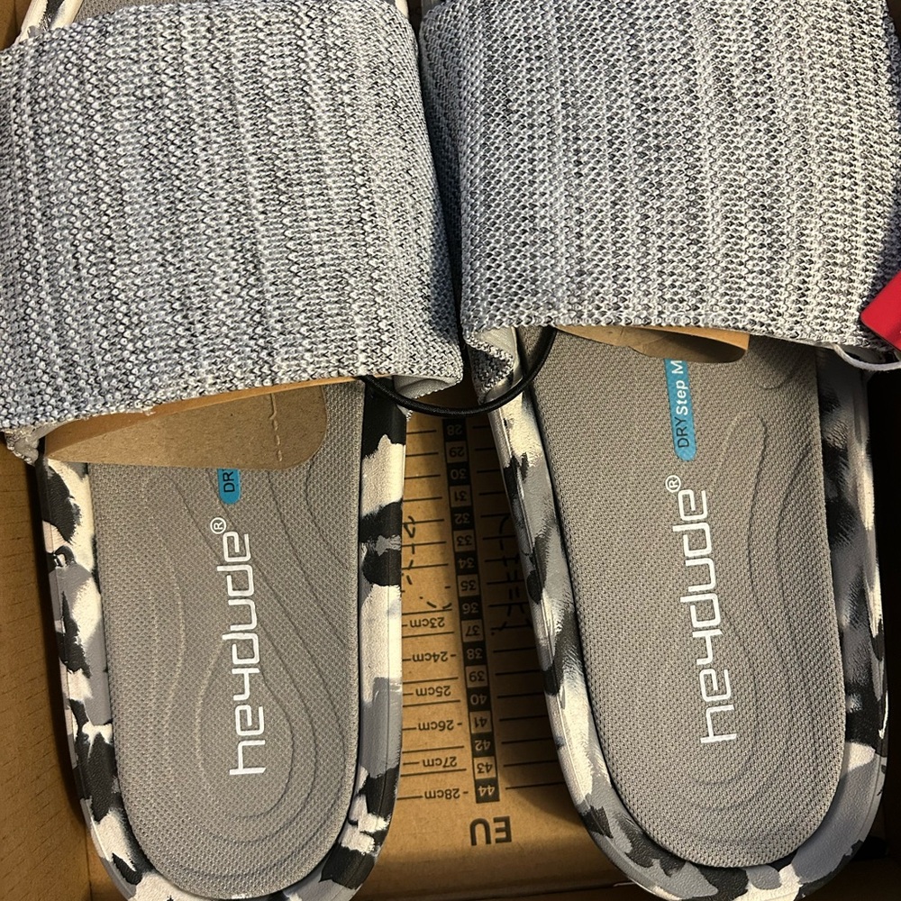Hey Dude Gray Men's Slip-On Slippers